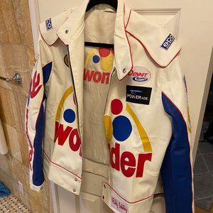 RICKY BOBBY WONDERBREAD FAUX LEATHER RACING JACKET